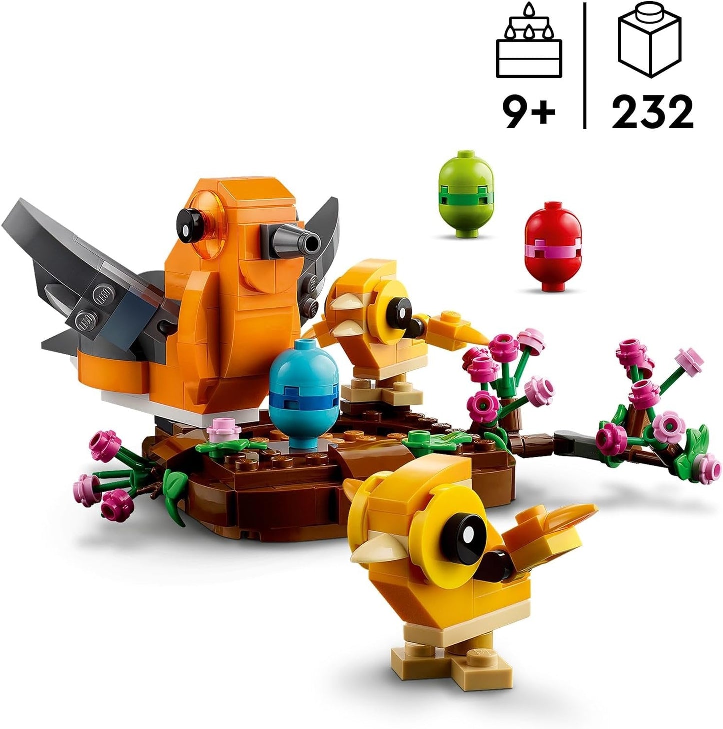 LEGO 40639 Bird’s Nest Building Toy Kit (232 Pieces)