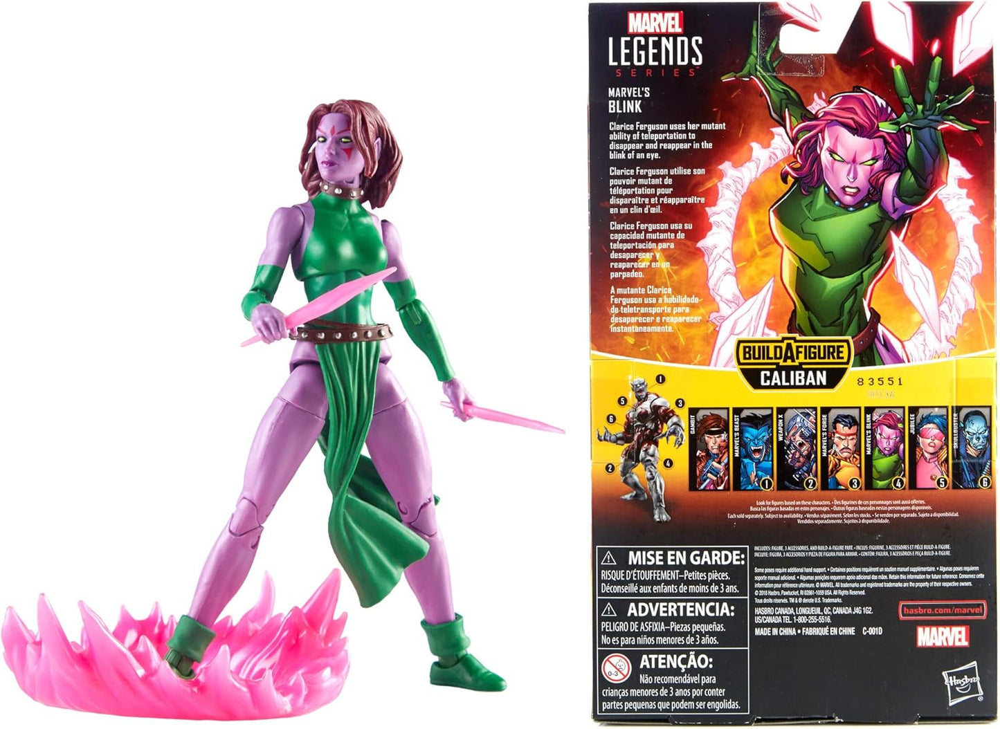 Marvel Hasbro Legends Series 6" Collectible Action Figure Blink