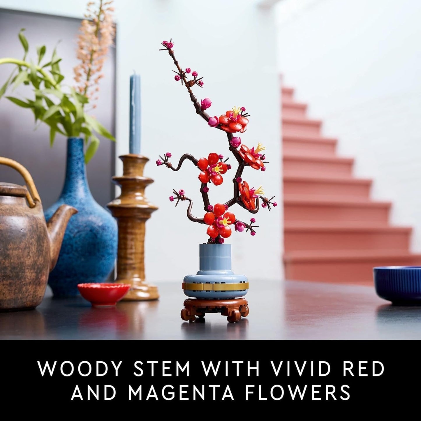 LEGO Icons Plum Blossom Flower Decor Display Set 10369 (327 Pieces)- Botonical Collection