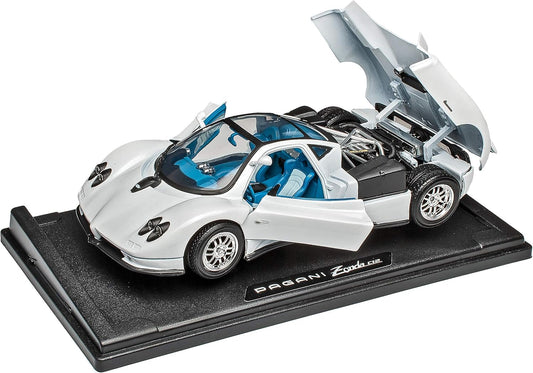 Motormax Pagani Zonda C12 Coupe White 1/18 Model Car with or without Individual Number Plate