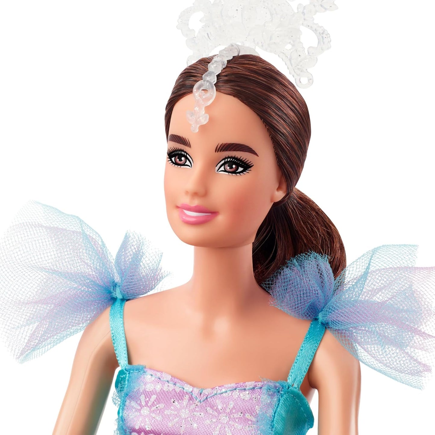 Barbie Signature Ballet Wishes™ Doll (Brunette, 12 in), Posable, Wearing Ballerina Costume, Tutu, Pointe Shoes & Tiara, Gift for 6 Year Olds and Up
