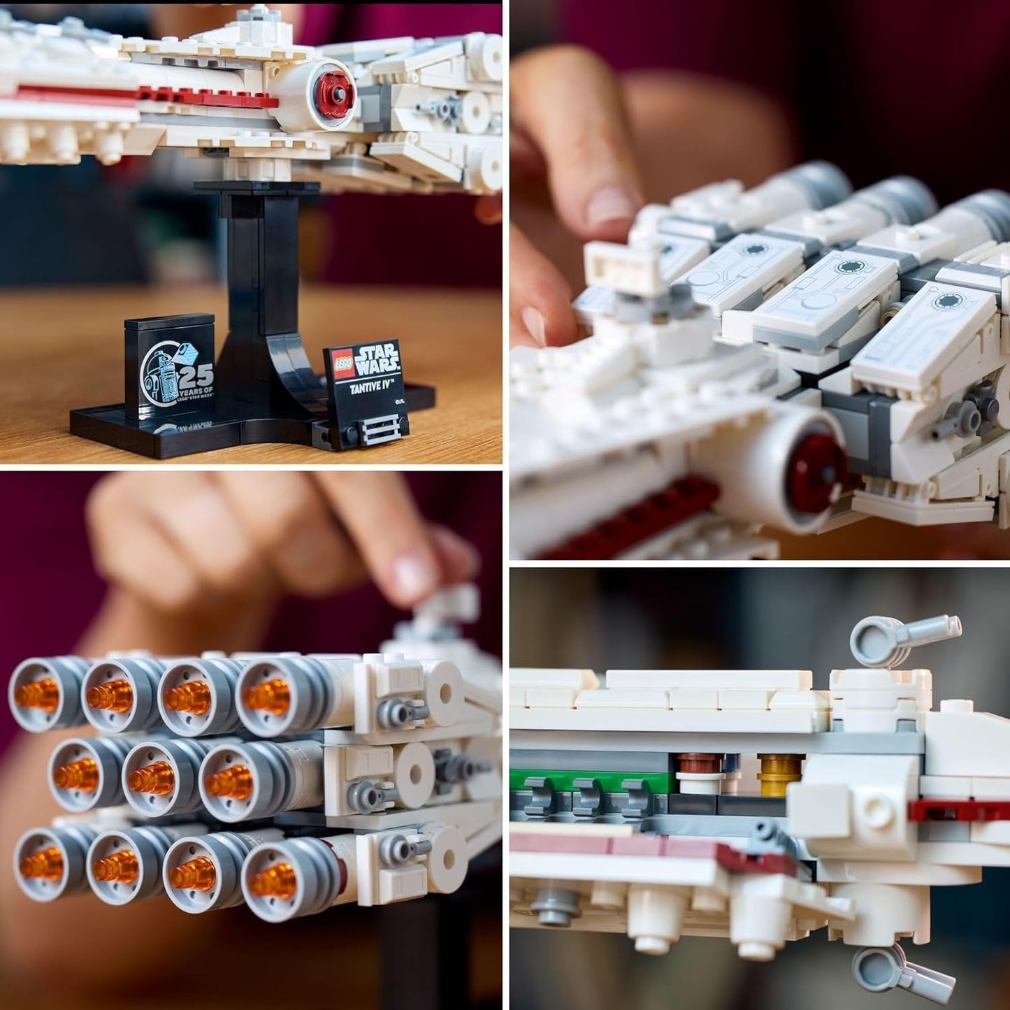LEGO 75376 : A New Hope Tantive IV, Buildable 25th Anniversary Starship Model
