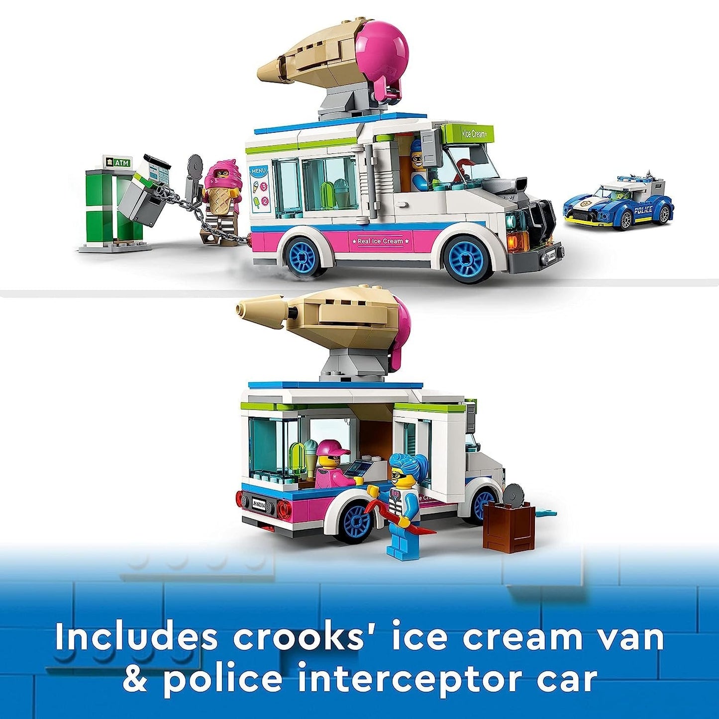 LEGO 60314 City Ice Cream Van Police Chase