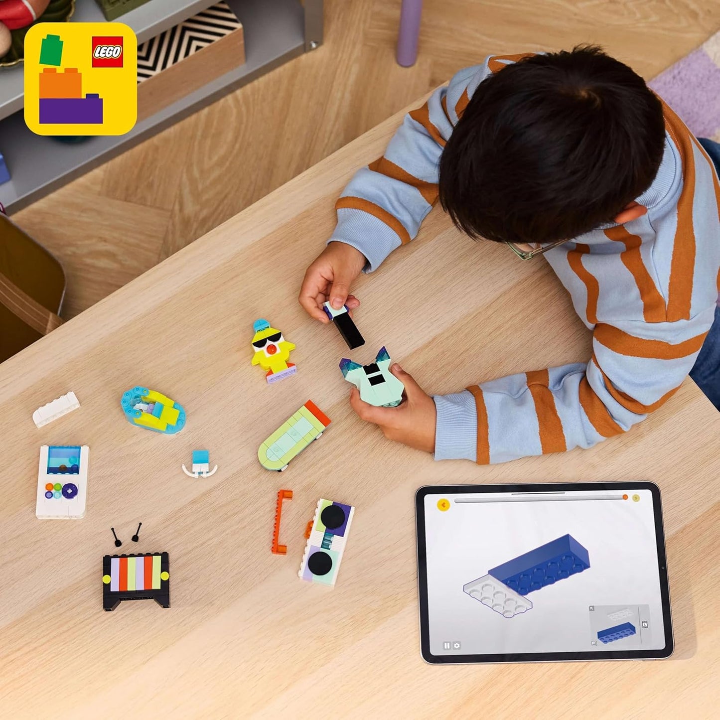 LEGO Classic Cool Creative Box, Colorful Building Bricks Toy 11043 Building Blocks Toys for 5+ Gift for Boys and Girls