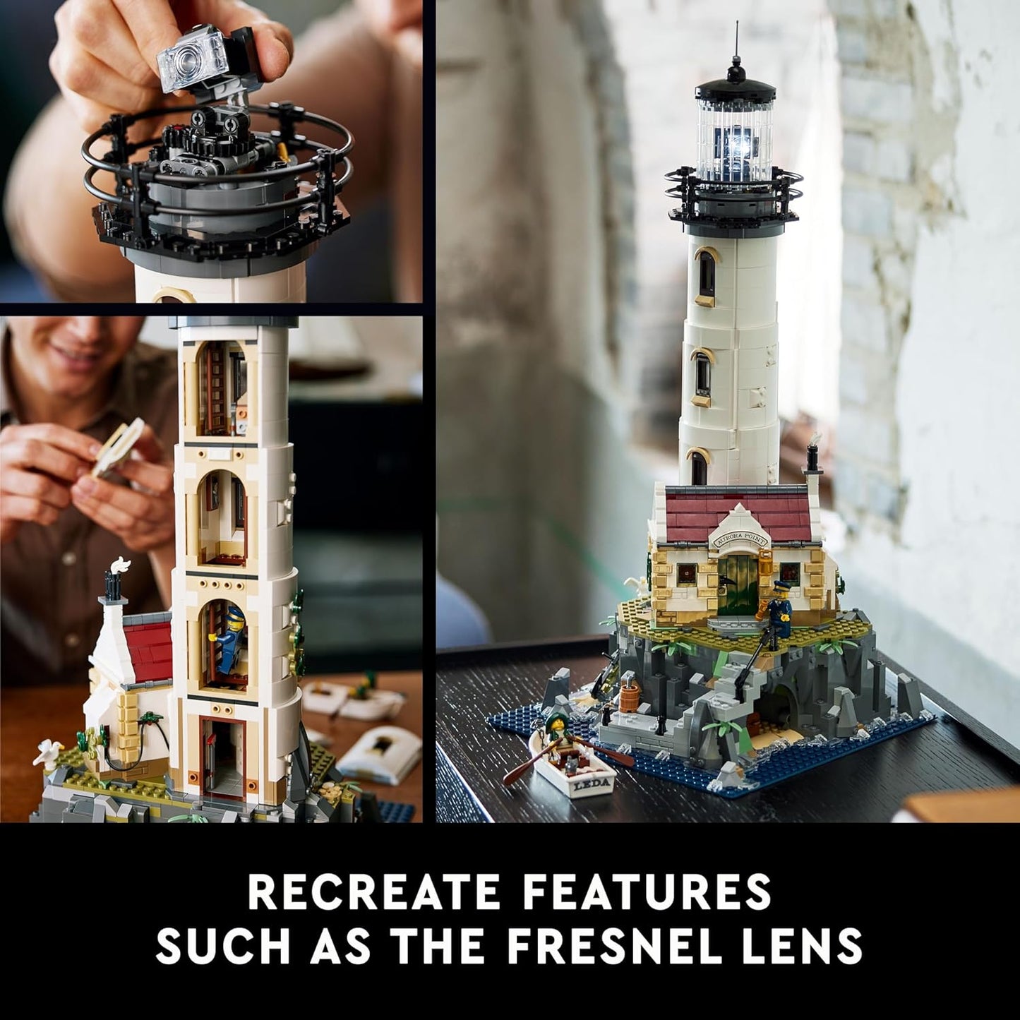 LEGO Ideas Motorised Lighthouse 21335 Building Kit for Adults (2,065 Pieces)