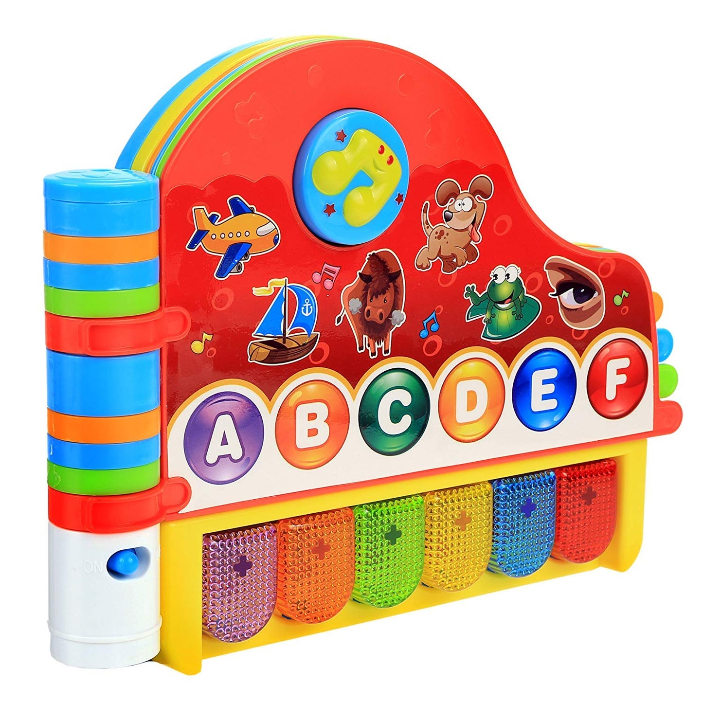 Phonics Piano for Kids – Infant Learning Toy with Lights, Music, and ABC Keys | Musical Instrument Gift for Toddlers Ages 18+ Months