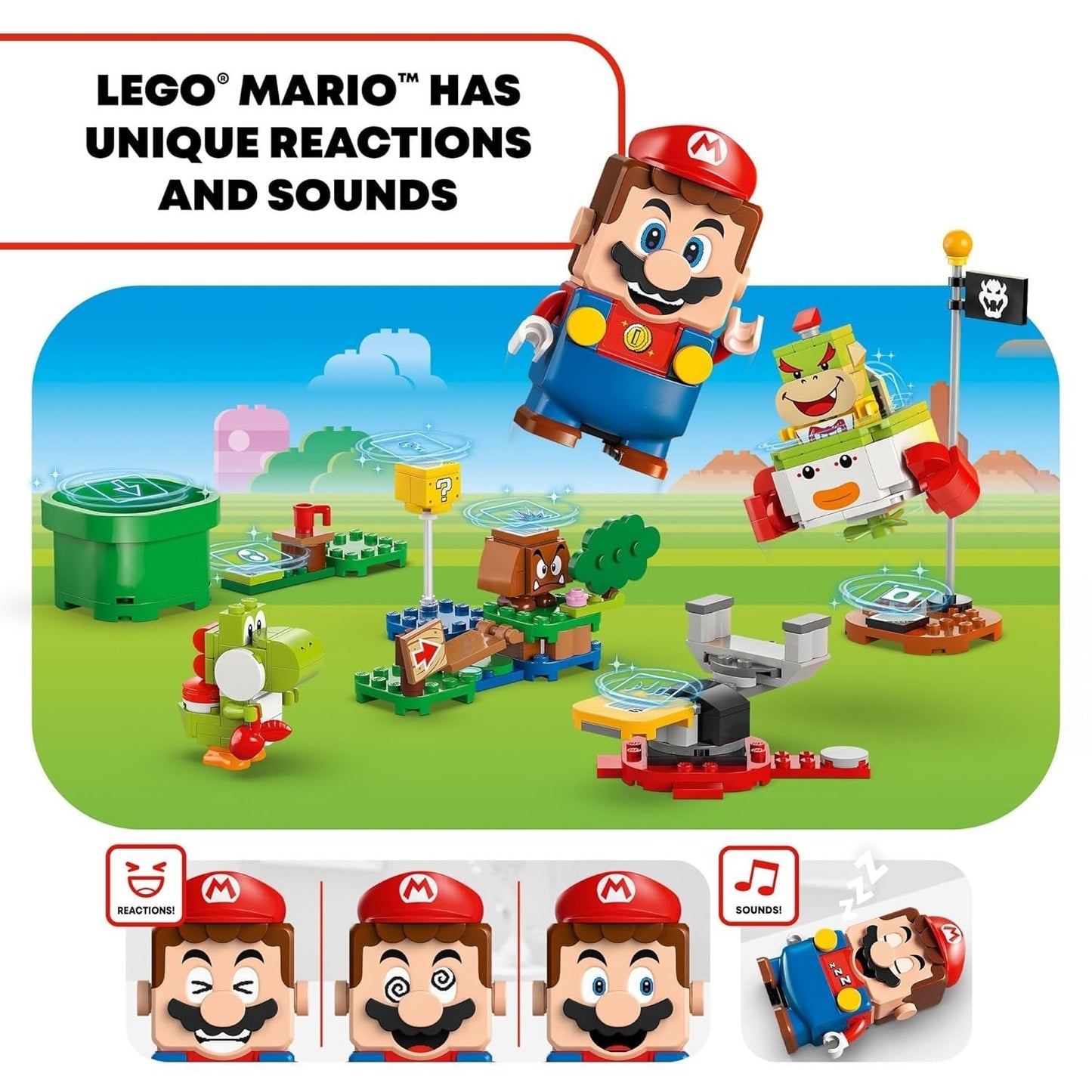 LEGO Super Mario Bowser Jr.'s Clown Car Battle Playset (71439)! 218 pieces Age 6+