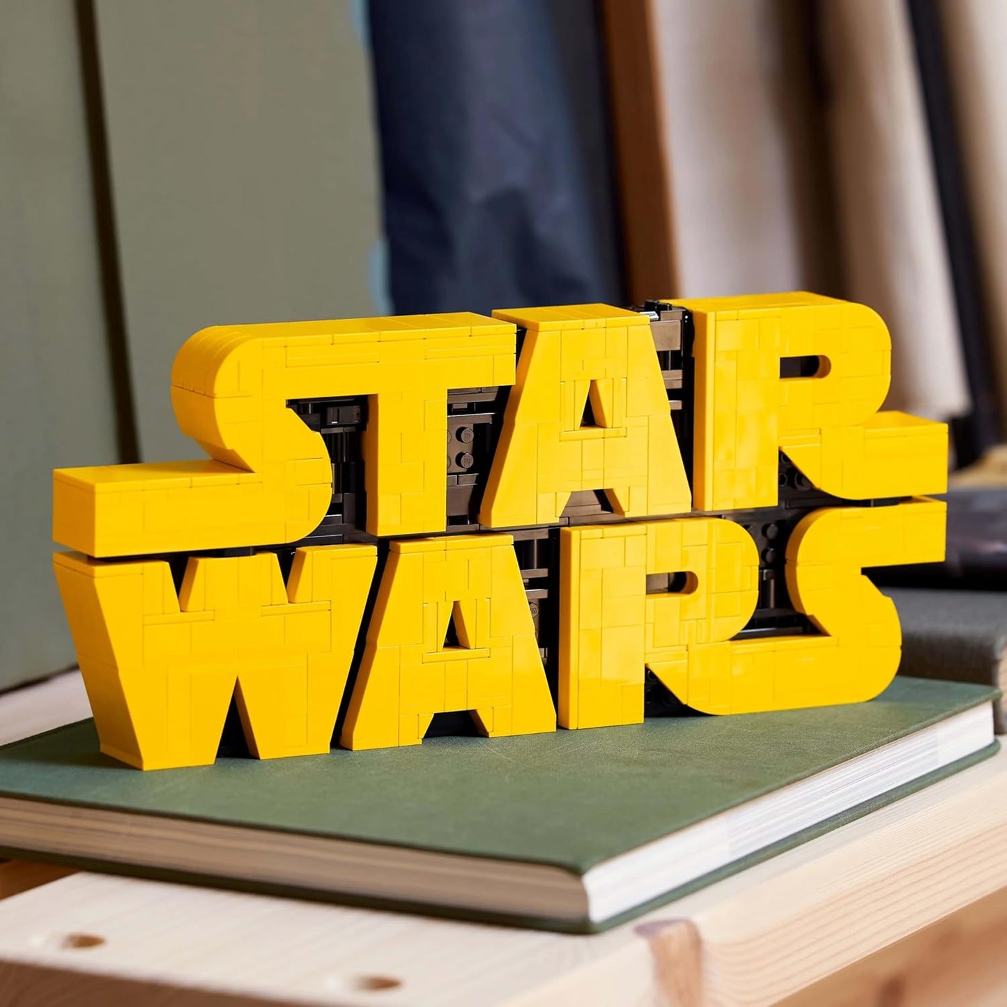 LEGO Star Wars Brick-Built Star Wars Logo Sign 75407 Building Blocks for 18+ Gift
