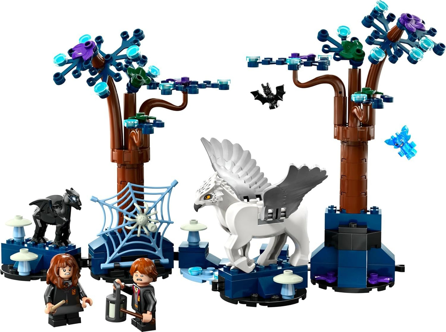 LEGO Harry Potter Forbidden Forest: Magical Creatures, Glow in The Dark Toy for Kids with Buckbeak and Thestral Fantasy Animal Figures, Harry Potter Gift Idea for Girls and Boys Ages 8 and Up, 76432