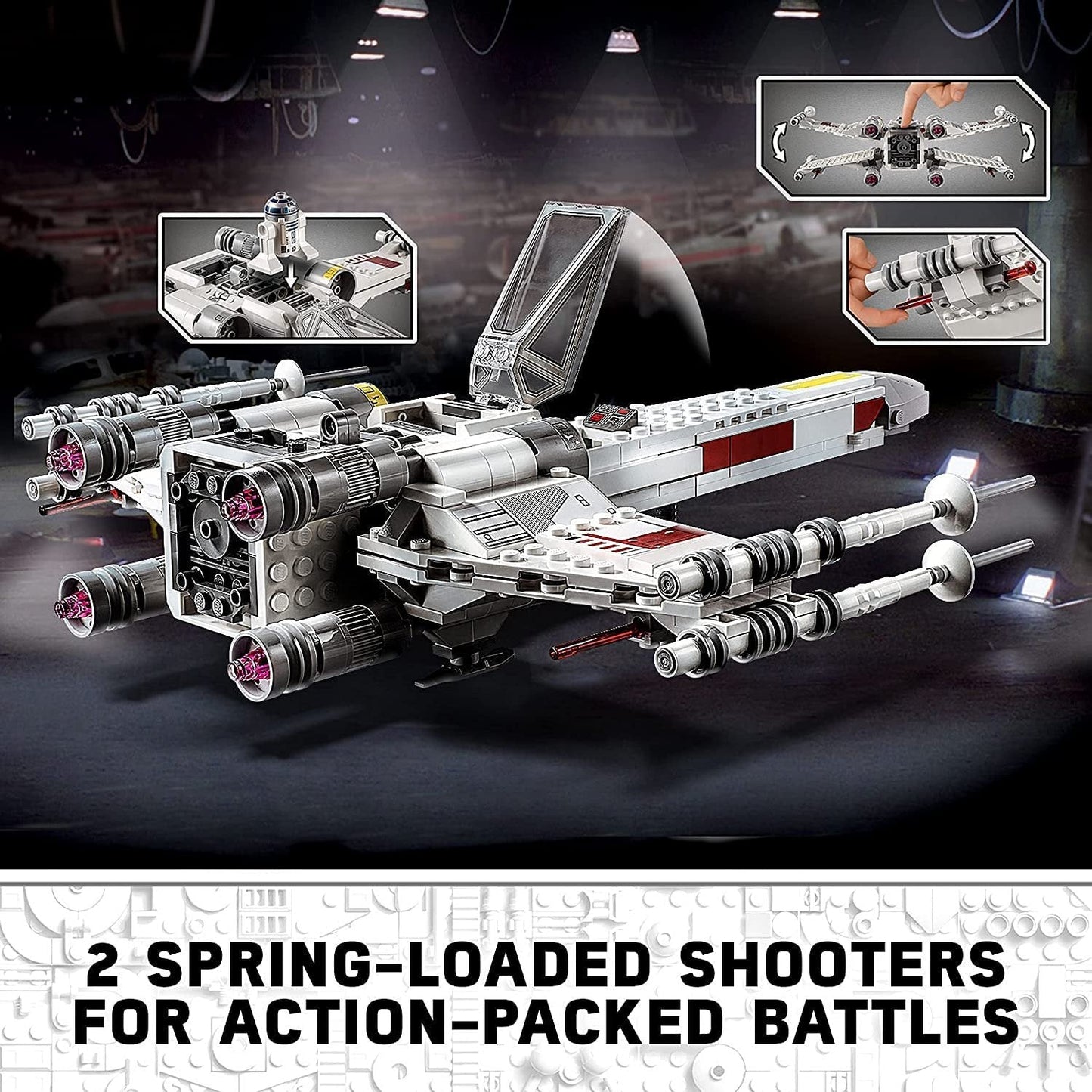 LEGO 75301 Star Wars Luke Skywalker’s X-Wing Fighter ,Awesome Toy Building Kit (474 Pieces)