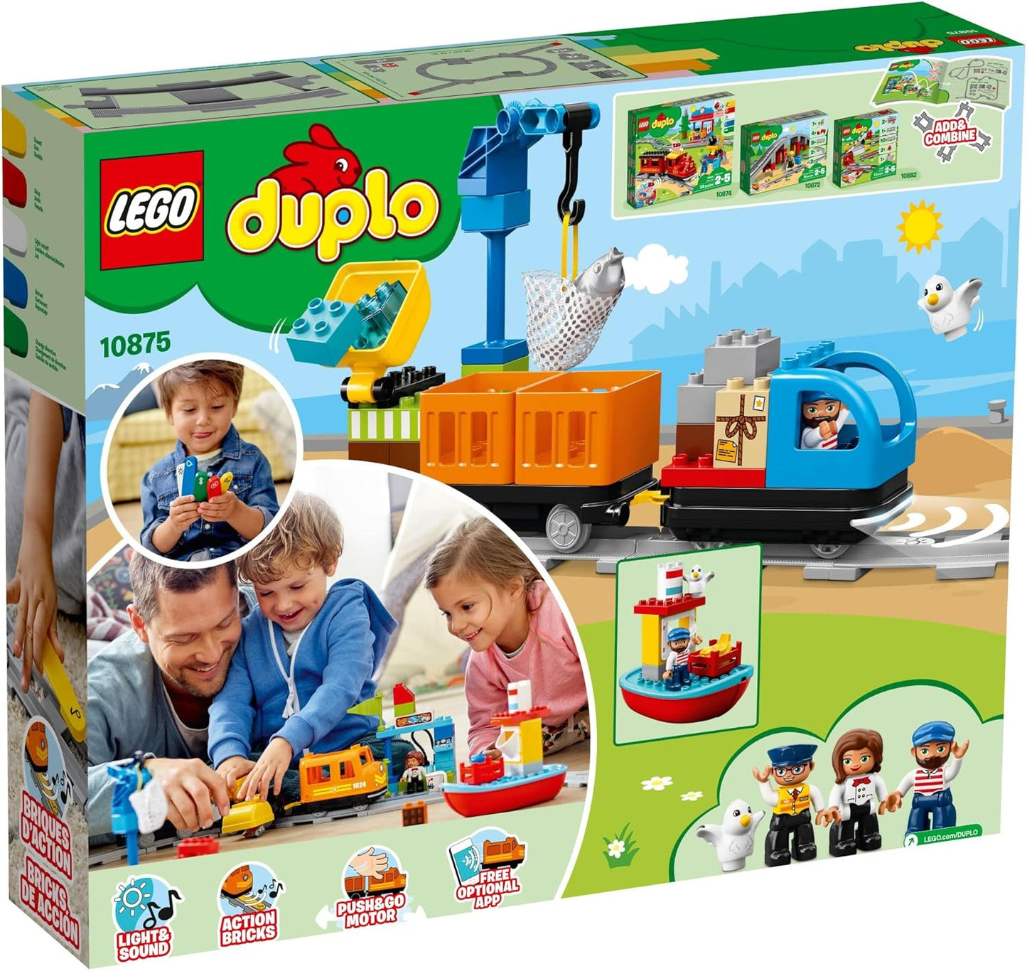 Lego 10875 DUPLO - Cargo Train Building Set (105 Pieces)