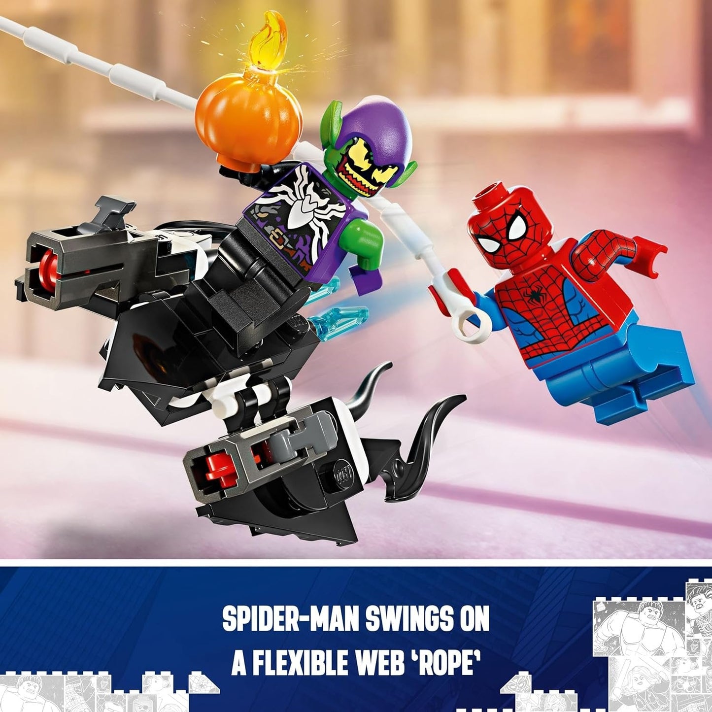LEGO Marvel Spider-Man Race Car & Venom Green Goblin 76279 (227 Pieces)