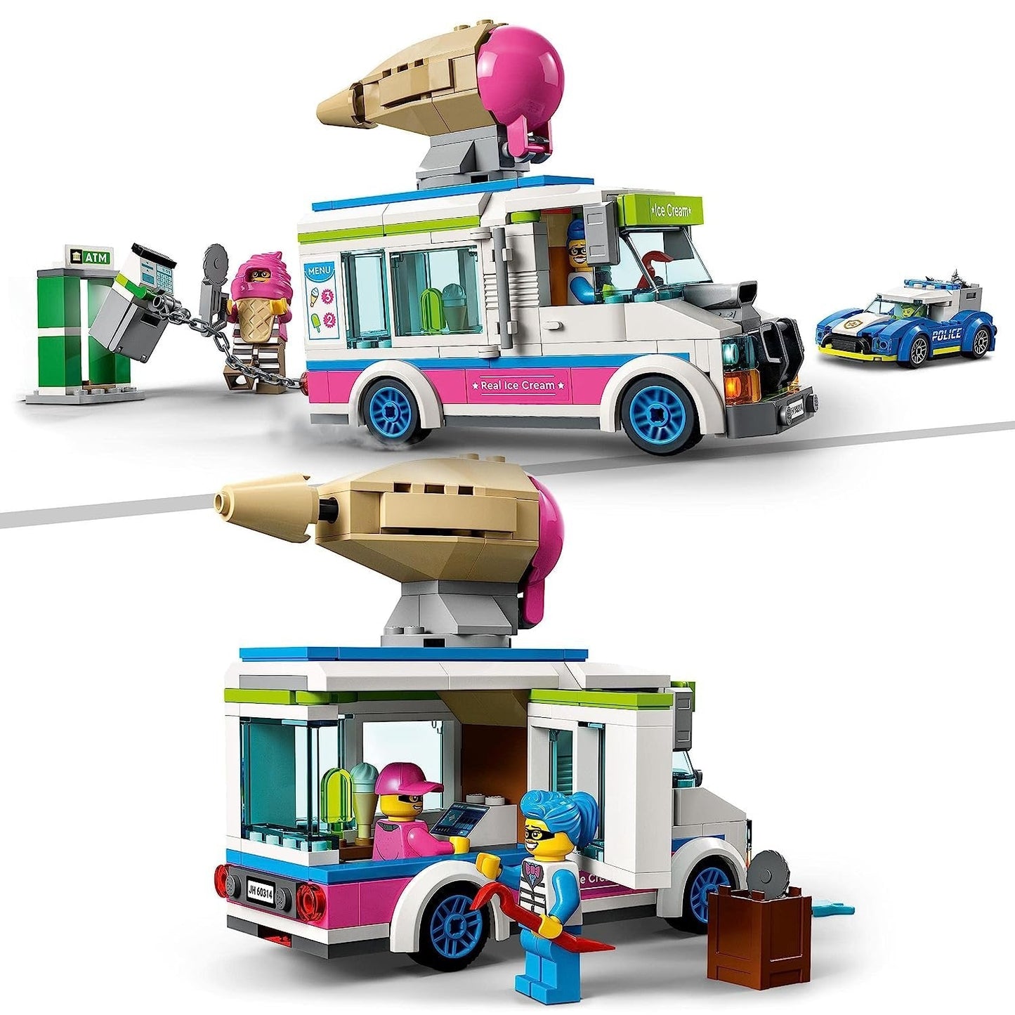 LEGO 60314 City Ice Cream Van Police Chase