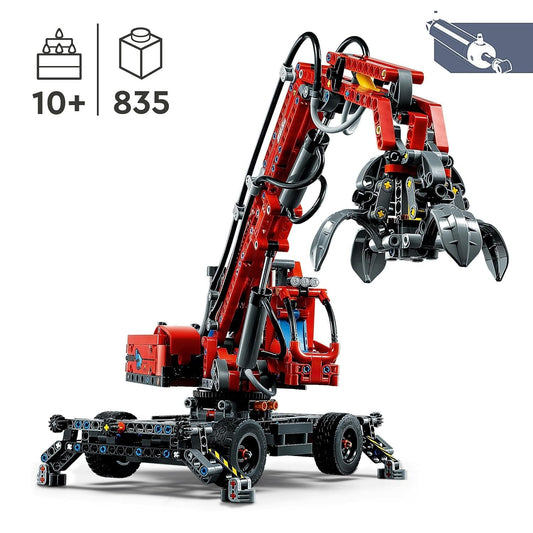 LEGO 42144 Crane Model Building Kit (835 Pcs)