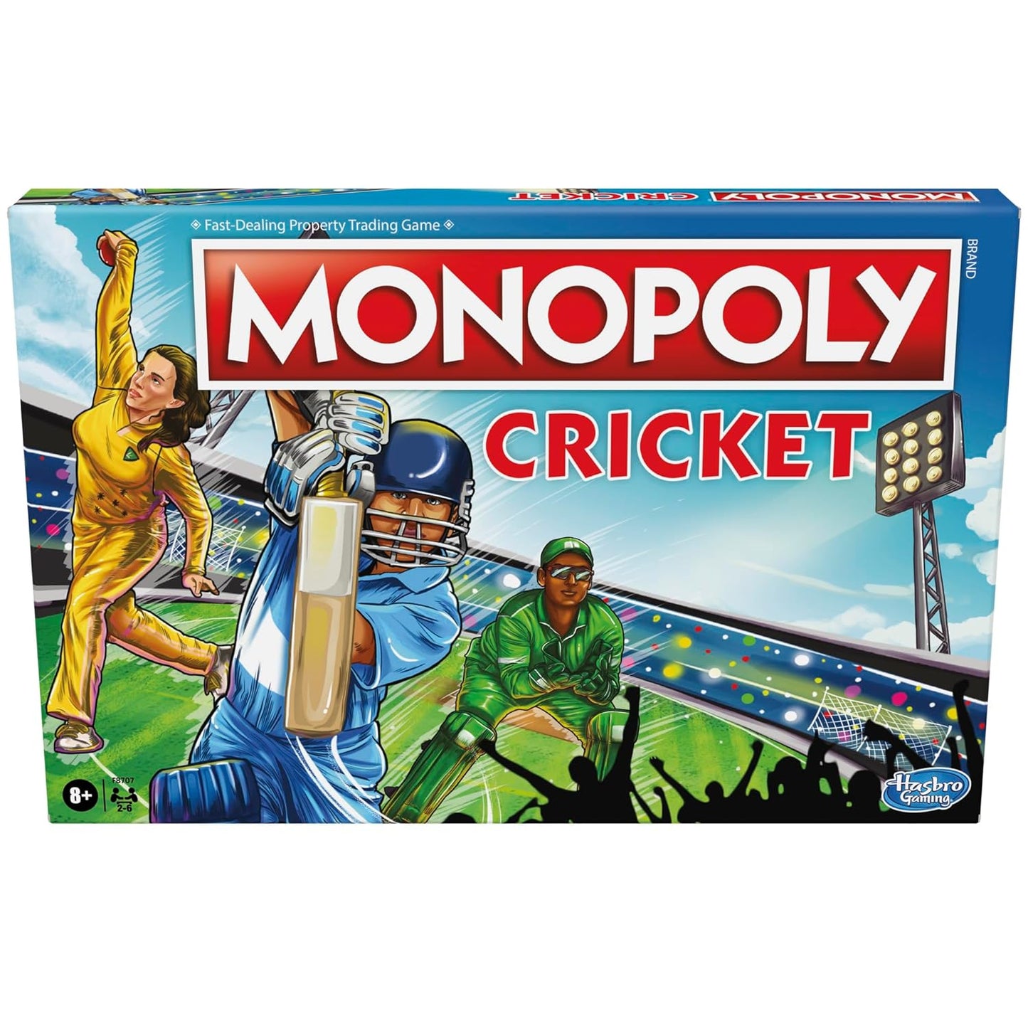 Monopoly Cricket Board Game | Cricket-Themed Monopoly Board Game for Families and Kids | for Ages 8+ | for 2 to 6 Players | Birthday Gift for Kids & Families