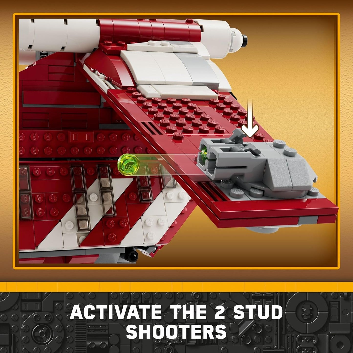 LEGO 75354 Star Wars The Clone Wars Coruscant Guard Gunship Building Set (1083 Pieces)