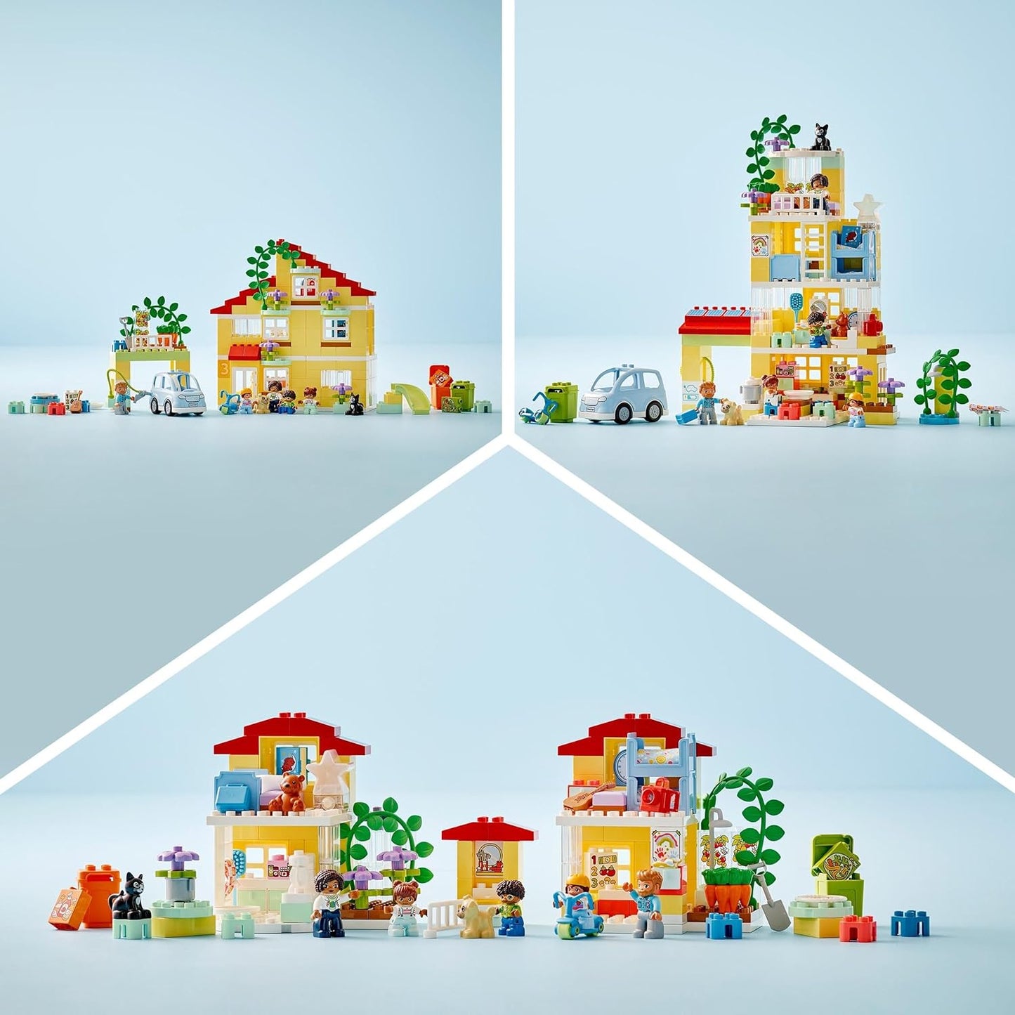 LEGO 10994 DUPLO My Town The Family House 3-in-1 Building Set (1083 Pieces)