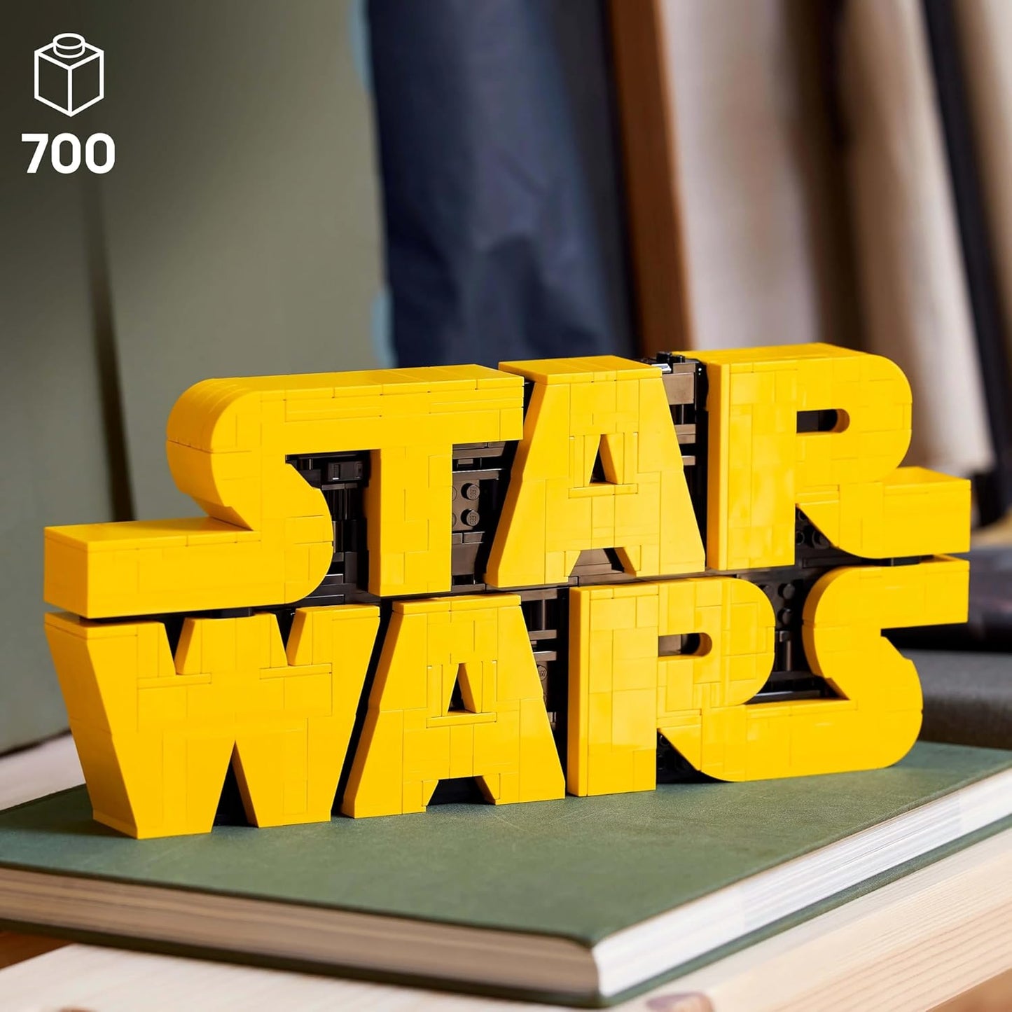 LEGO Star Wars Brick-Built Star Wars Logo Sign 75407 Building Blocks for 18+ Gift