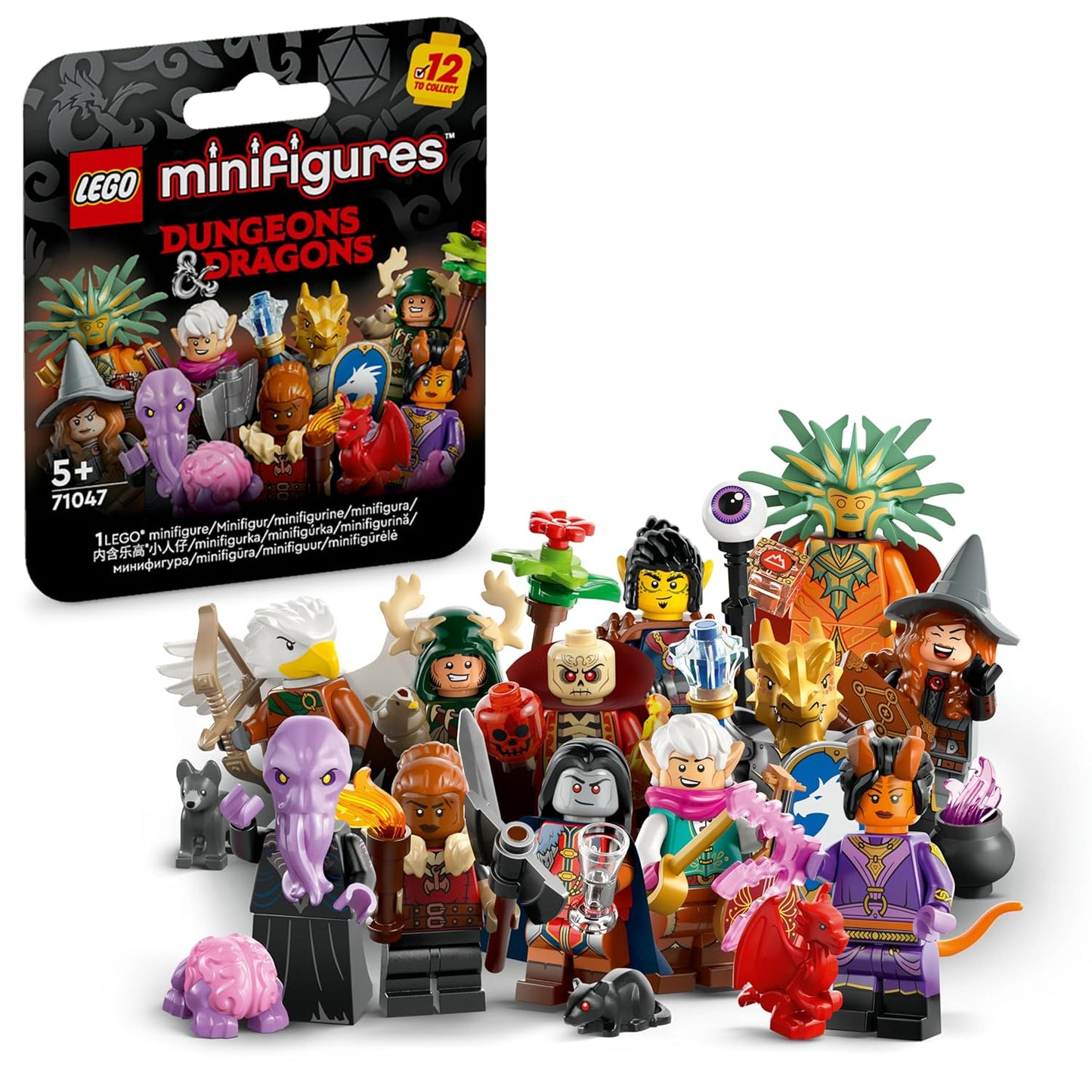 LEGO 71047 Minifigures Series 27 – Complete 12-Pack Dungeons & Dragons Fantasy Set