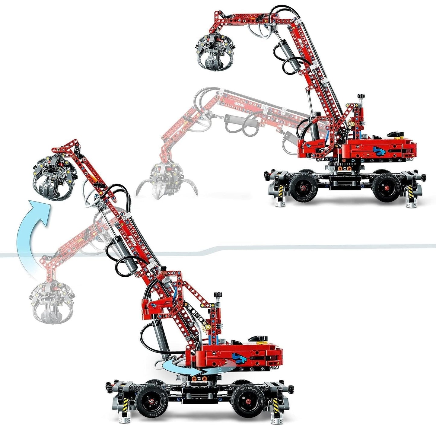 LEGO 42144 Crane Model Building Kit (835 Pcs)