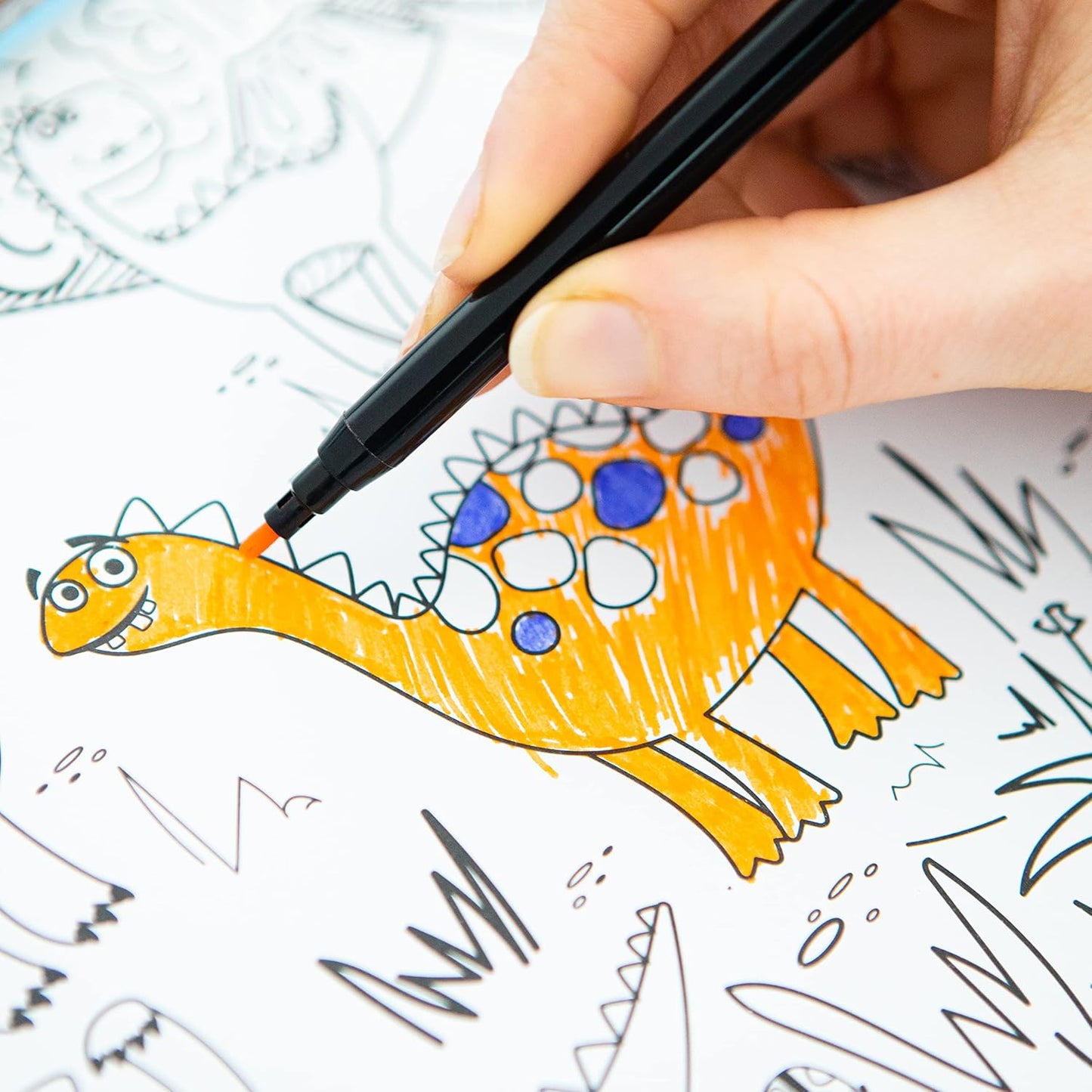 Colour & Carry Dinosaur Activity Colouring Kit