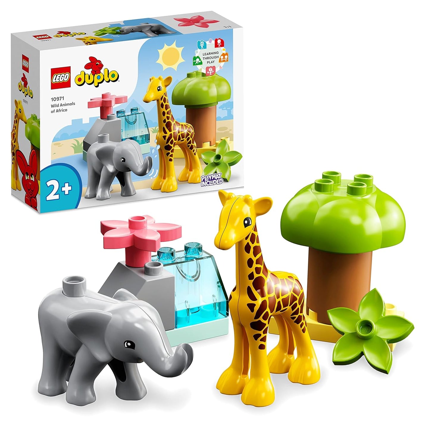 LEGO 10971 Duplo Wild Animals of Africa – 10 Pieces Building Set