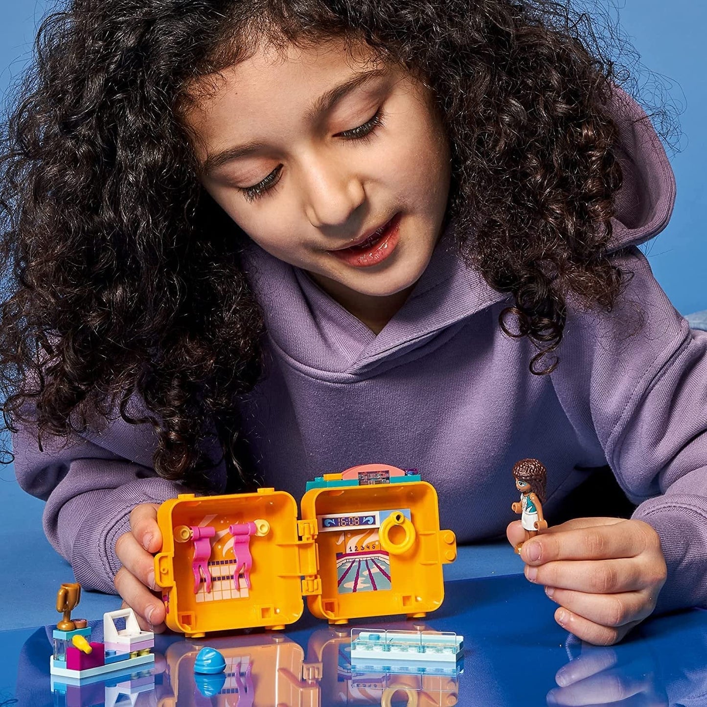 Lego Friends Andrea's Swimming Cube 41671 Building Kit Set; Includes a Pet Toy for Kids in a Random Color