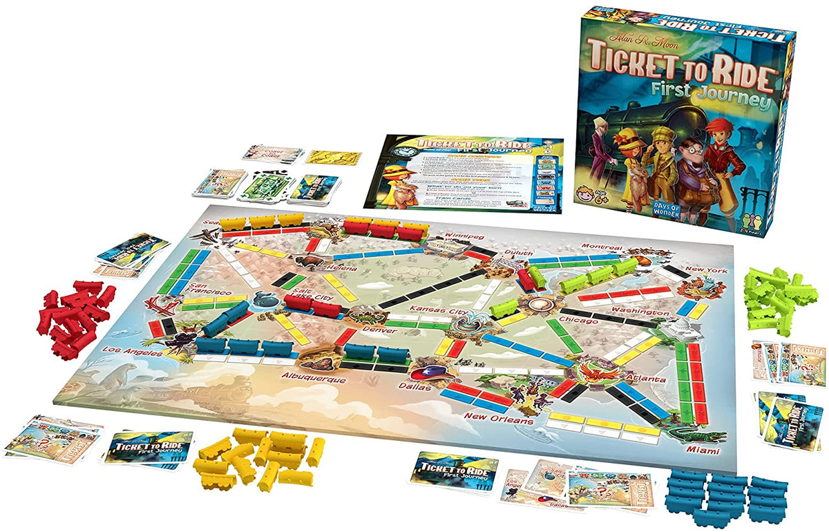 Ticket to Ride First Journey Board Game