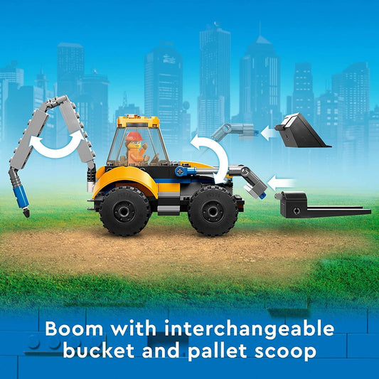 LEGO 60385 Construction Digger Excavator Toy ; Vehicle Building Set