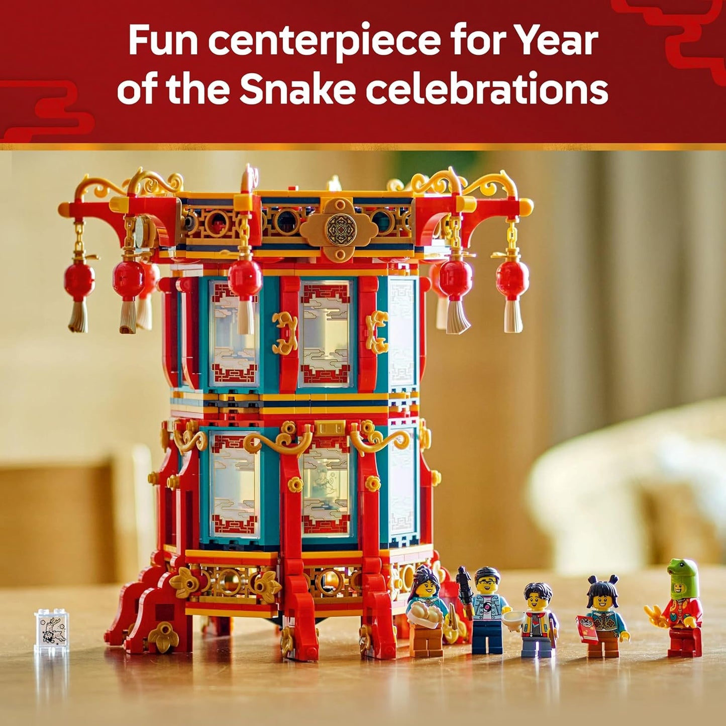 LEGO 80116 Spring Festival Trotting Lantern Building Set (1295 Pieces)