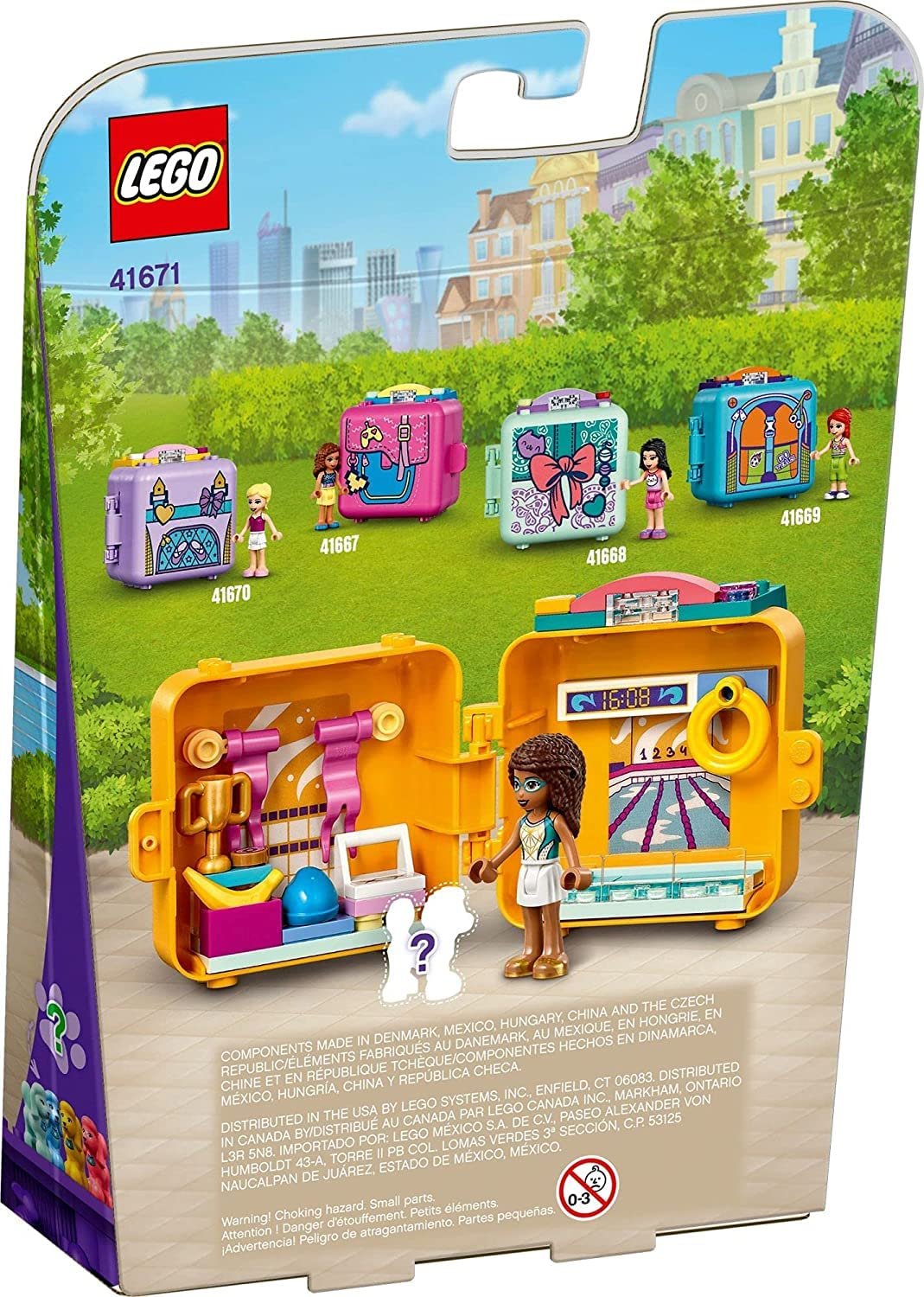 Lego Friends Andrea's Swimming Cube 41671 Building Kit Set; Includes a Pet Toy for Kids in a Random Color