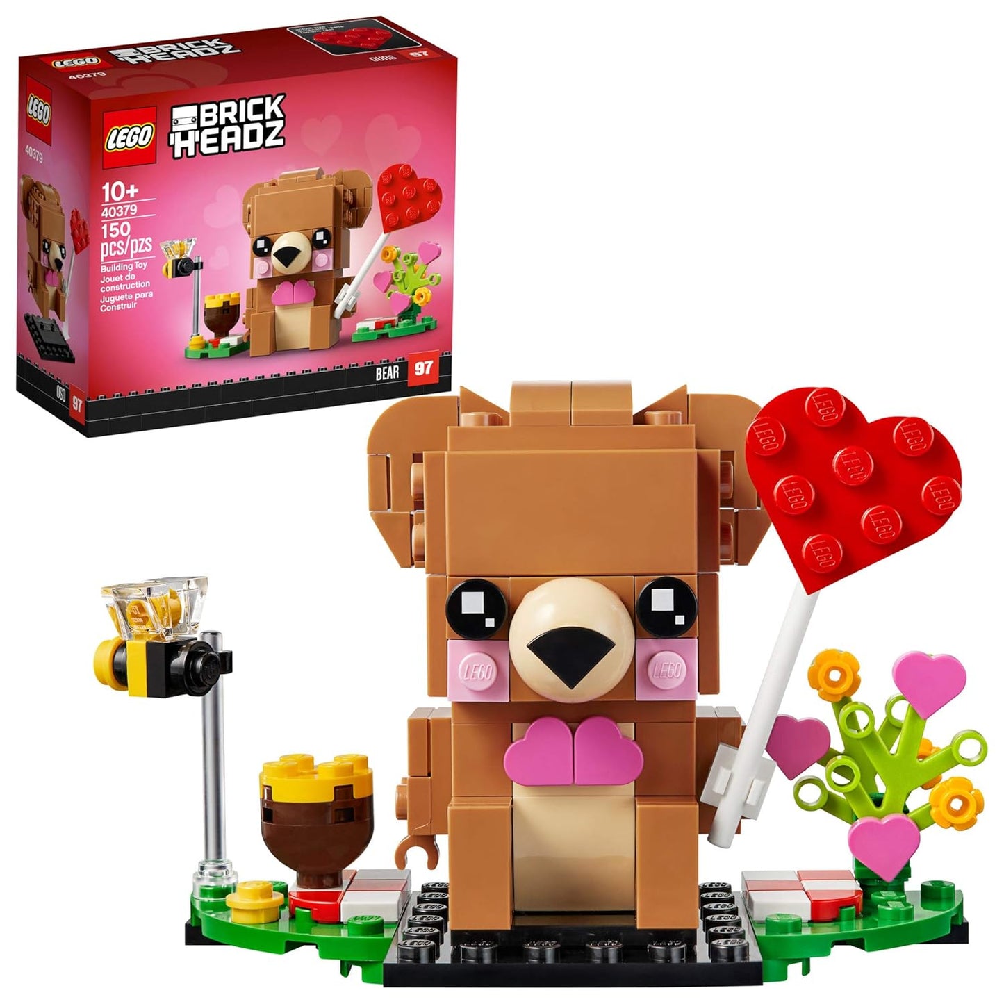 Brickheadz Valentine's Bear 40379 150 pcs Age 10+