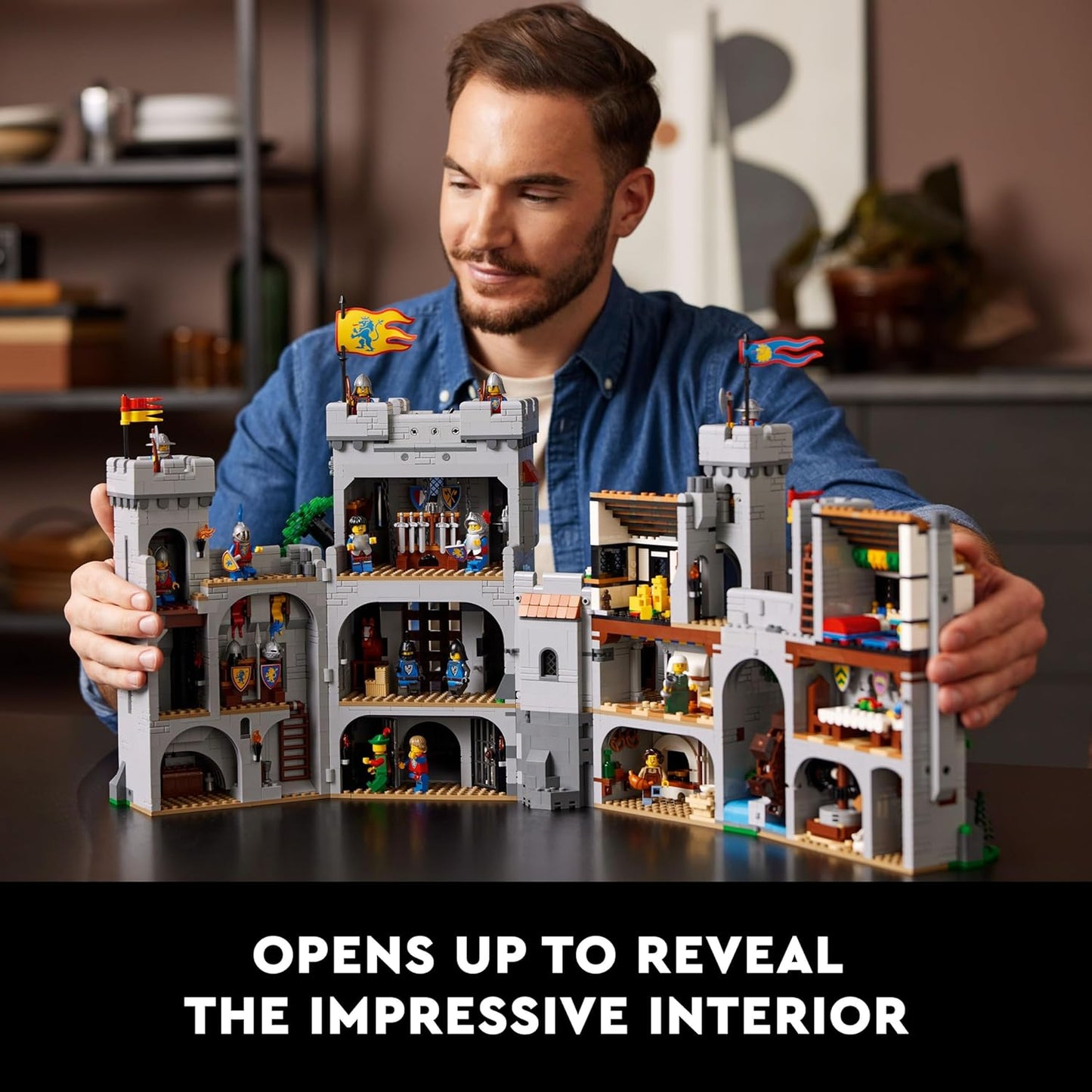 LEGO Lion Knights’ Castle 10305 Building Kit (4,514 Pieces)