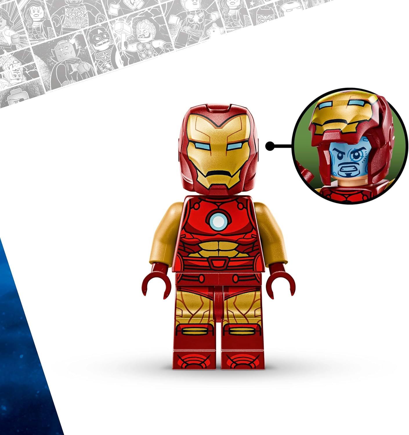 LEGO 76307 Marvel Iron Man Mech vs. Ultron Building Set (101 Pieces)