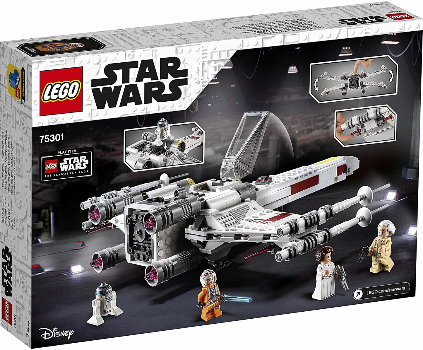 LEGO 75301 Star Wars Luke Skywalker’s X-Wing Fighter ,Awesome Toy Building Kit (474 Pieces)