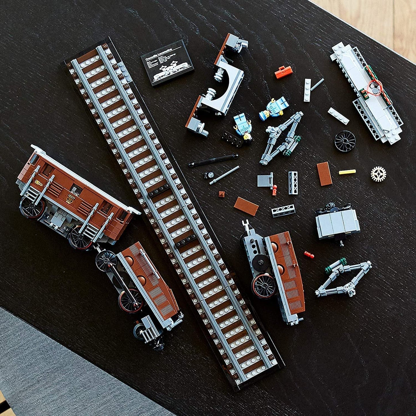 LEGO Crocodile Locomotive 10277 Building Kit; Recreate the Iconic Crocodile Locomotive with This Train Model