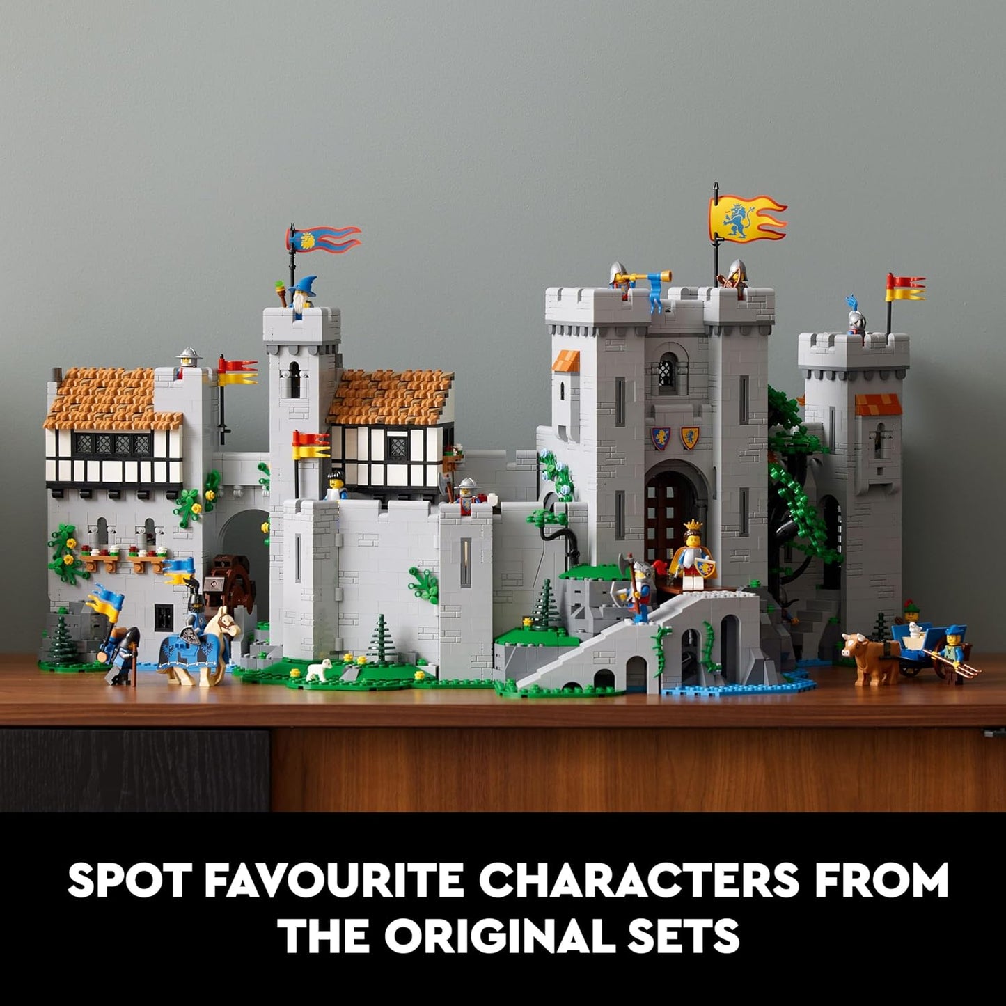 LEGO Lion Knights’ Castle 10305 Building Kit (4,514 Pieces)