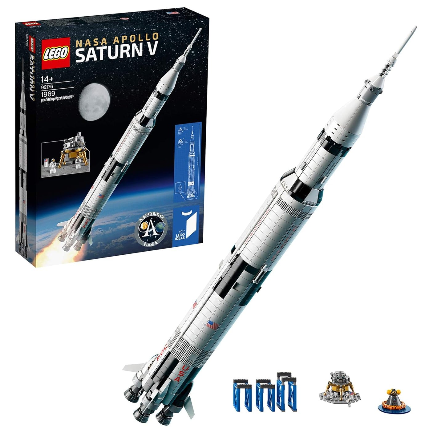 (Damaged Box) LEGO 92176 Ideas NASA Apollo Saturn V