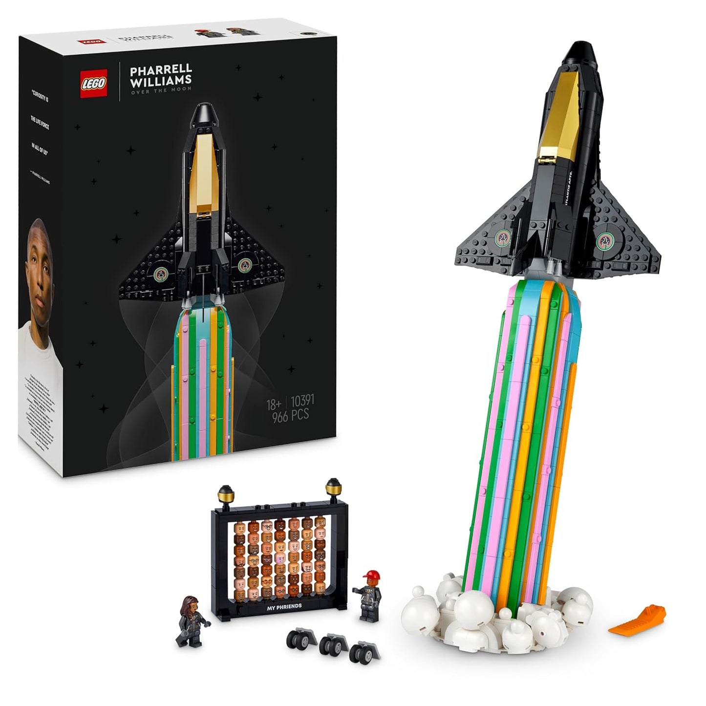 LEGO 10391 Icons Over the Moon with Pharrell Williams – 18+ Building Set