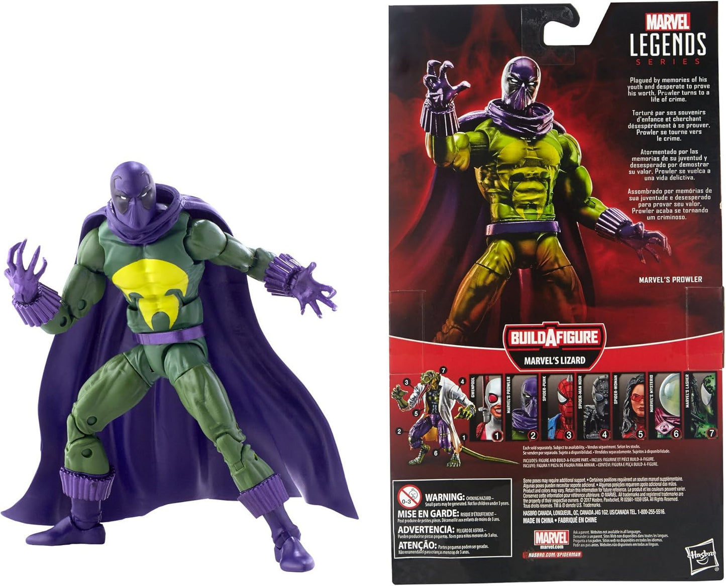 Spider-Man Legends Series 6 pulgadas Marvel's Prowler