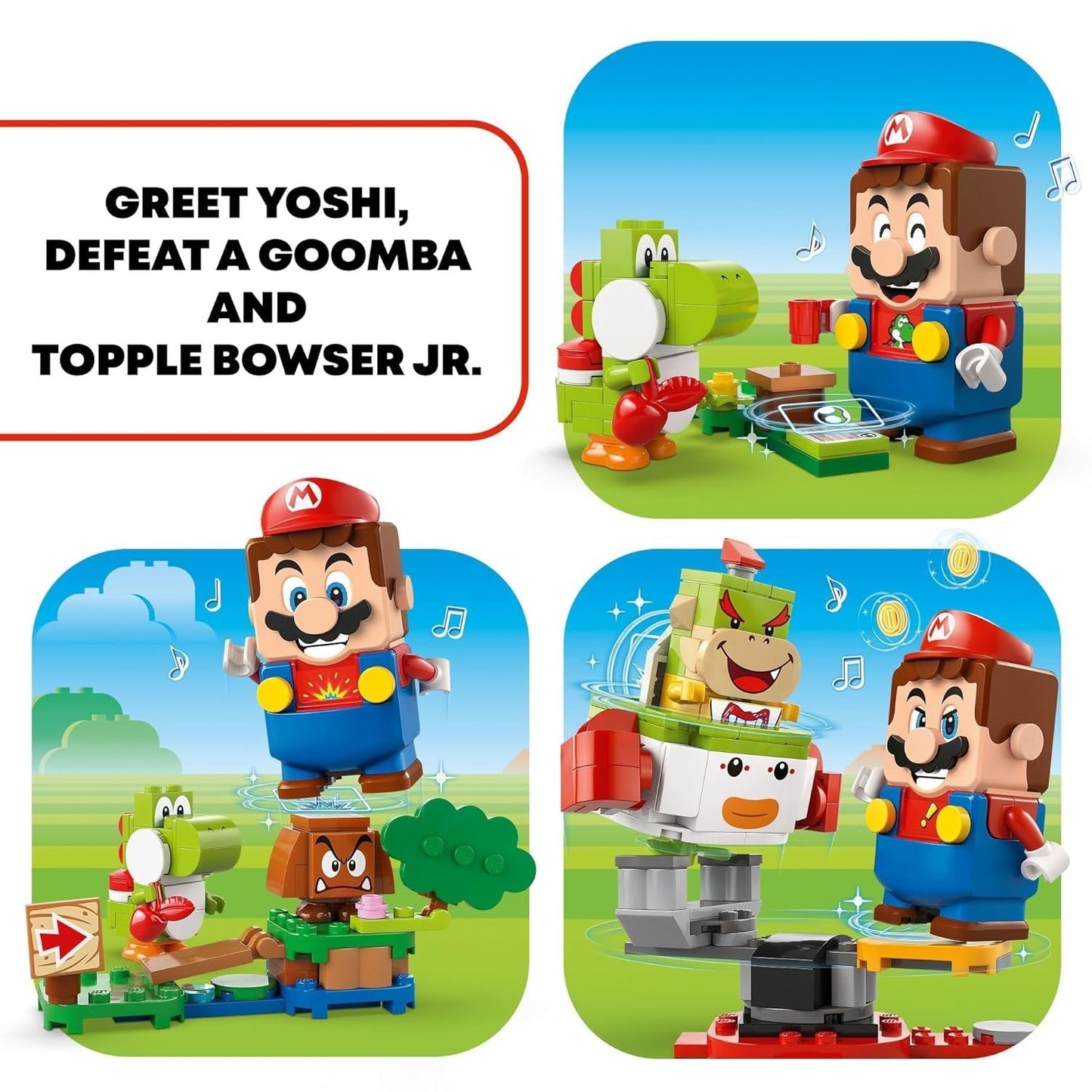 LEGO Super Mario Bowser Jr.'s Clown Car Battle Playset (71439)! 218 pieces Age 6+