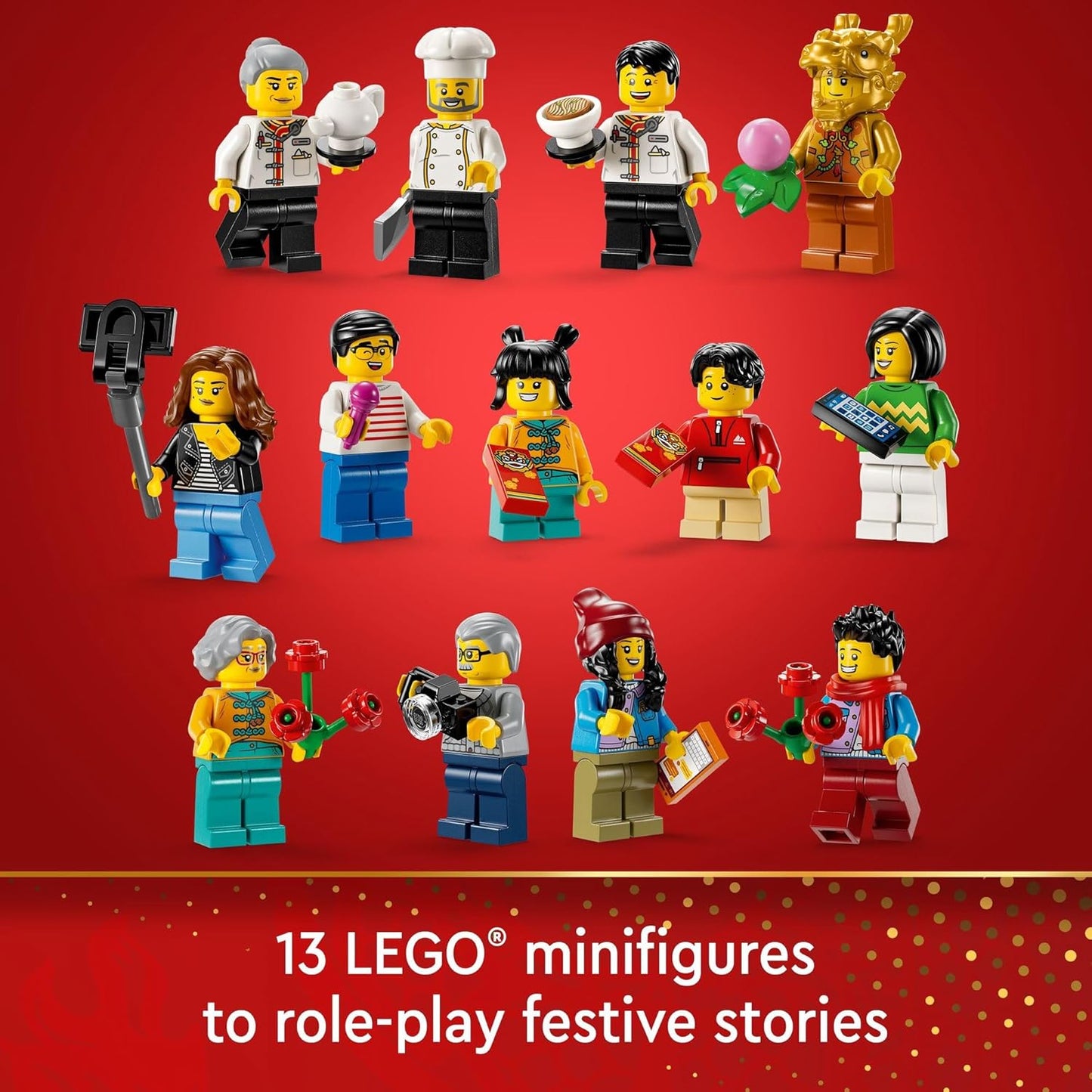 LEGO 80113 Spring Festival Family Reunion Celebration Restaurant Toy (1823 Pieces)