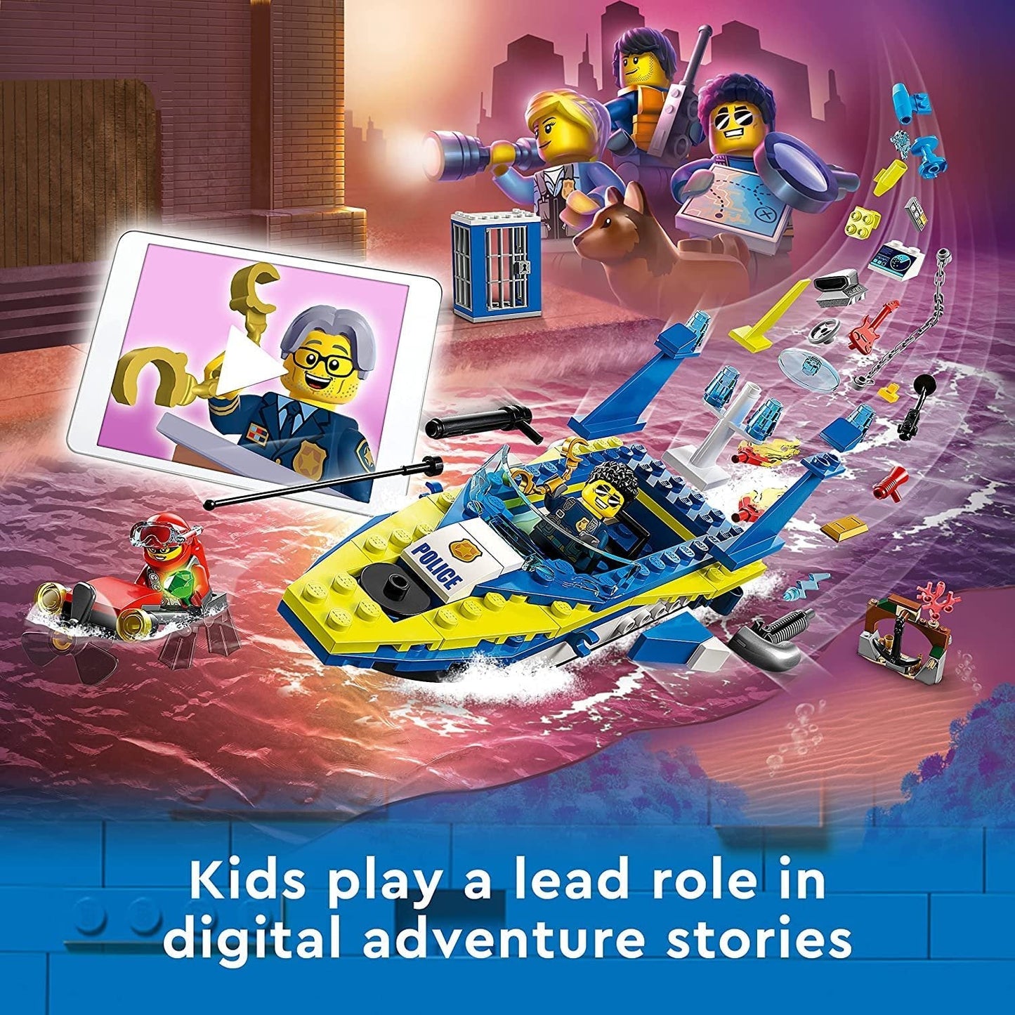 Lego 60355 City Water Police Detective Missions (278 Pieces)