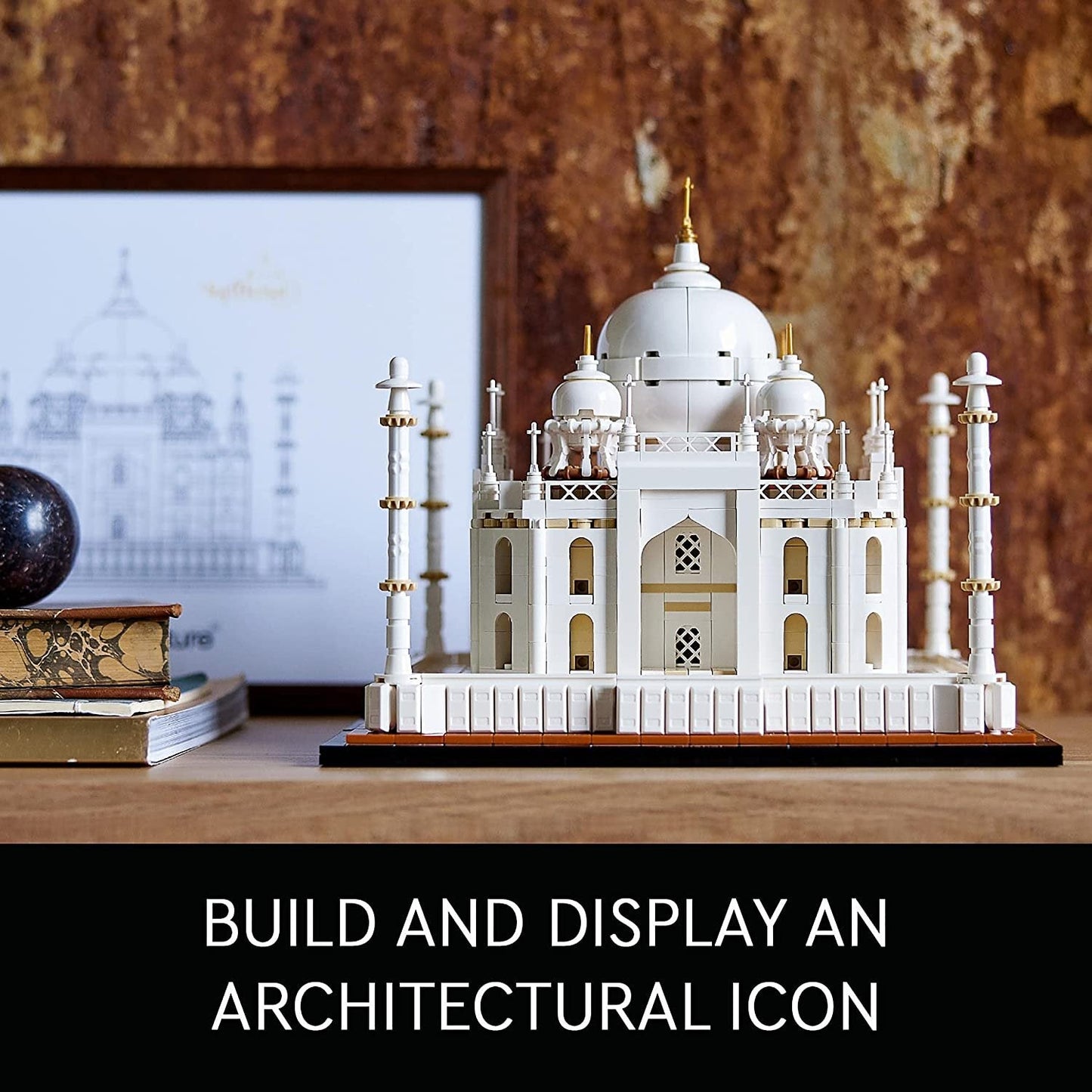 LEGO Architecture L&Marks Collection Taj Mahal 21056 Building Kit (2,022 Pcs),Multicolor