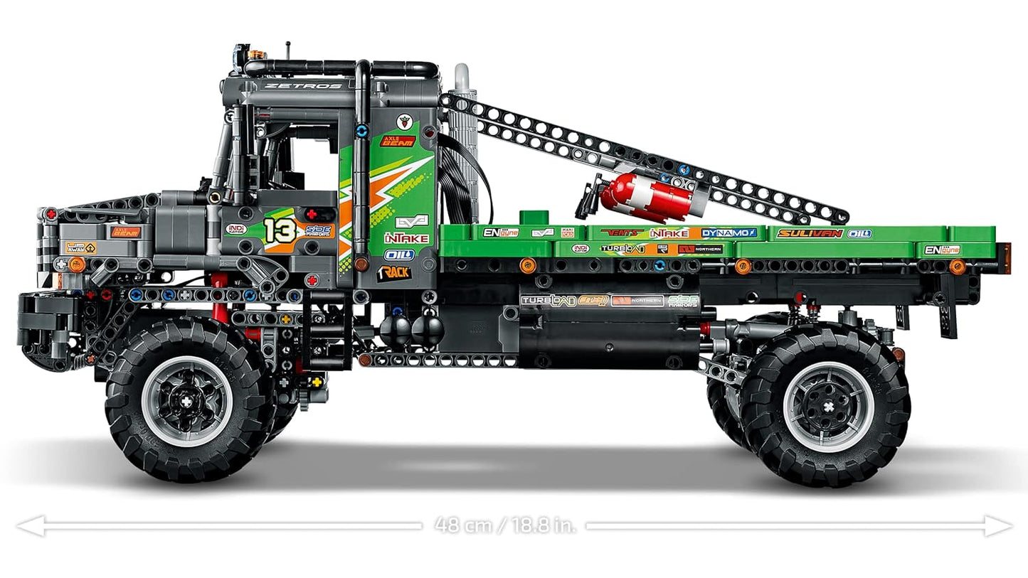 LEGO Technic 4X4 Mercedes-Benz Zetros Trial Truck 42129 Building Kit (2,110 Pieces), Multi Color