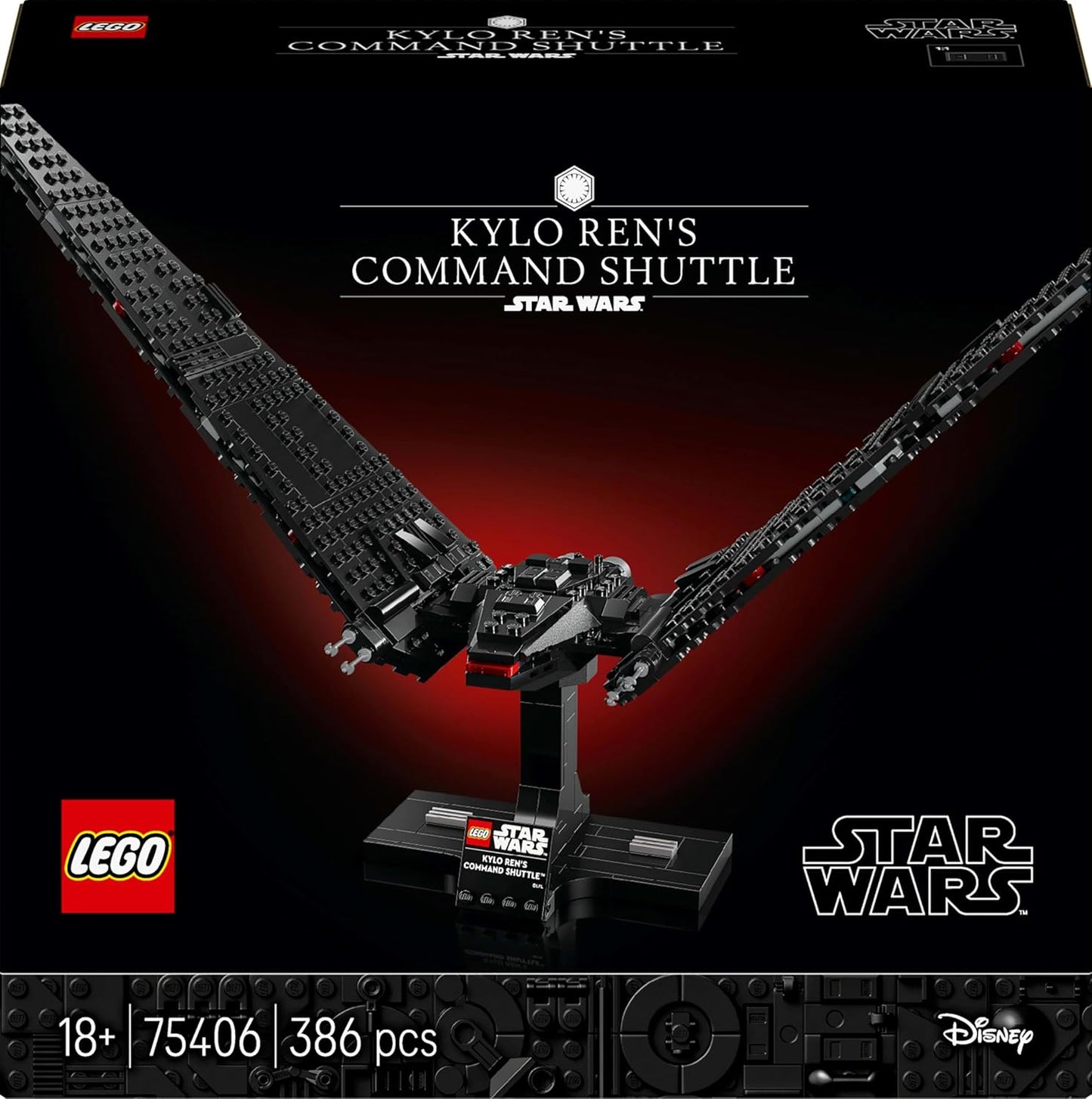 LEGO 75406 Star Wars The Force Awakens Kylo Ren’s Command Shuttle Building Set (386 Pieces)