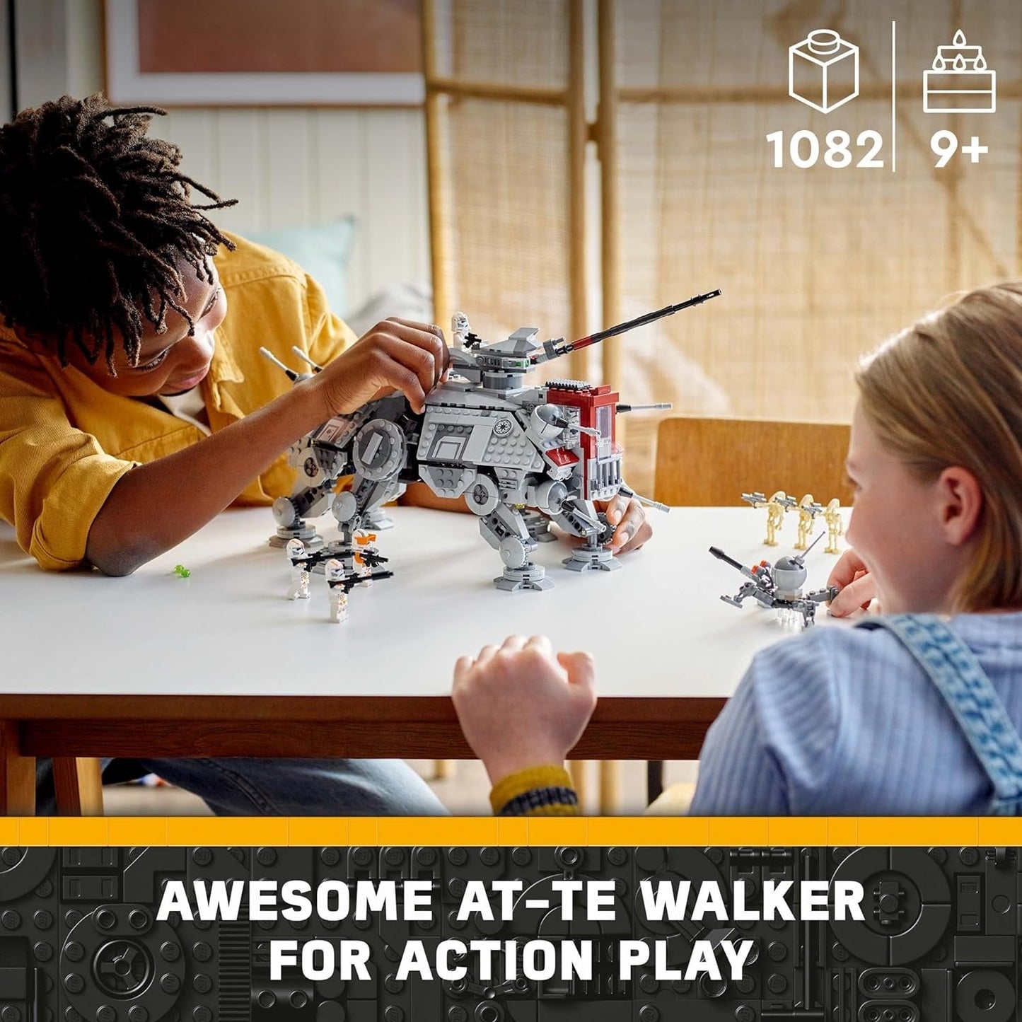 LEGO Star Wars at-TE Walker 75337 Building Kit (1,082 Pieces)