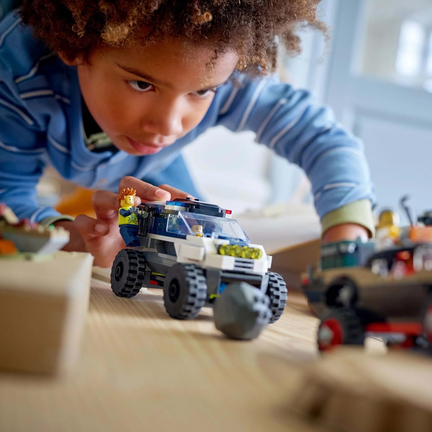 LEGO City Off-Road Police Car Chase Set 60449 Building Blocks Toys for 6+ Gift for Boys and Girls