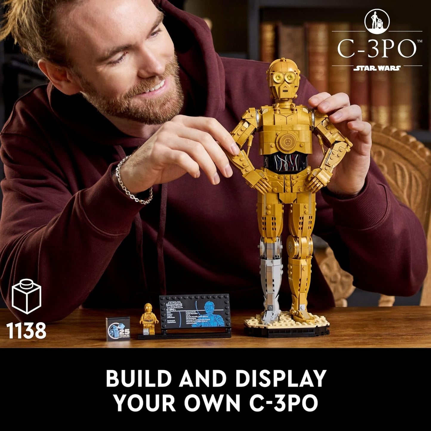 LEGO 75398 Star Wars C-3PO Building Set (1138 Pieces)