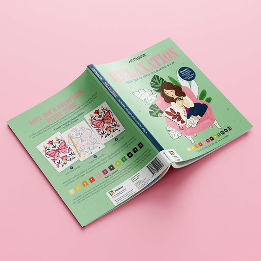 Number Guided Colouring Book: Relaxation – A Soothing Journey of Color (By Hinkler)